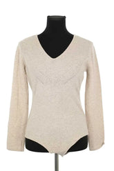 Top Des Petits Hauts Beige en Laine, taille L - Seconde Main