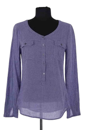 Top Des Petits Hauts Bleu en Coton, taille M - Seconde Main