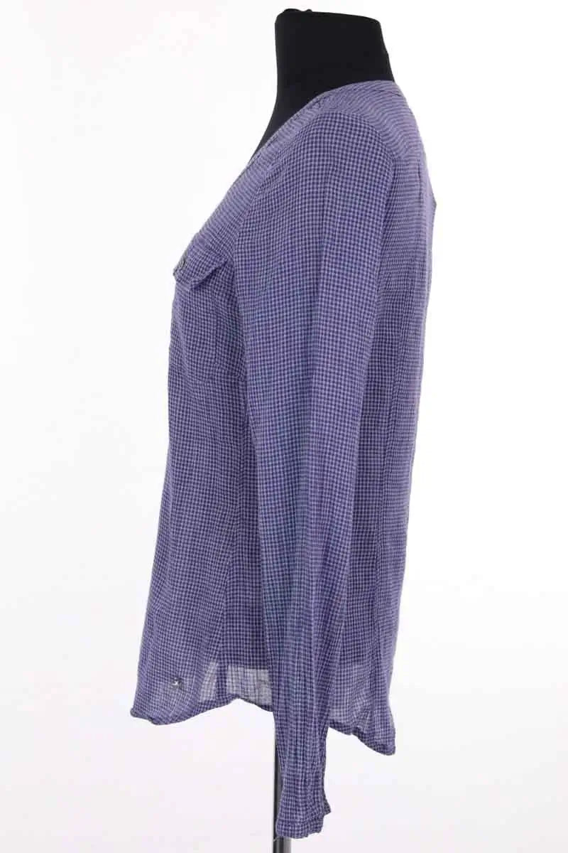 Top Des Petits Hauts Bleu en Coton