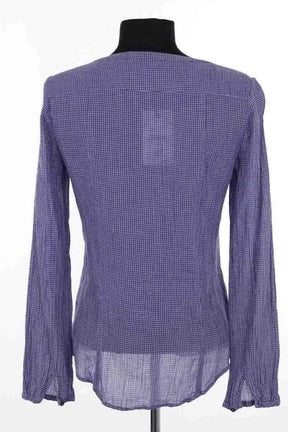 Top Des Petits Hauts Bleu en Coton