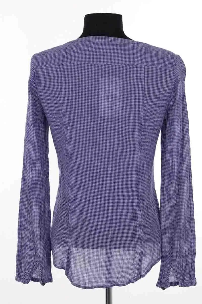 Top Des Petits Hauts Bleu en Coton