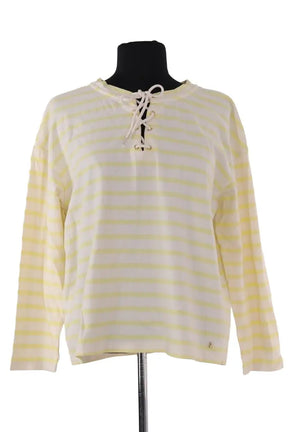 Top Des Petits Hauts Ginto Jaune en Coton, taille S - Seconde Main