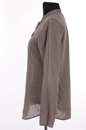 Top Des Petits Hauts Gris en Coton
