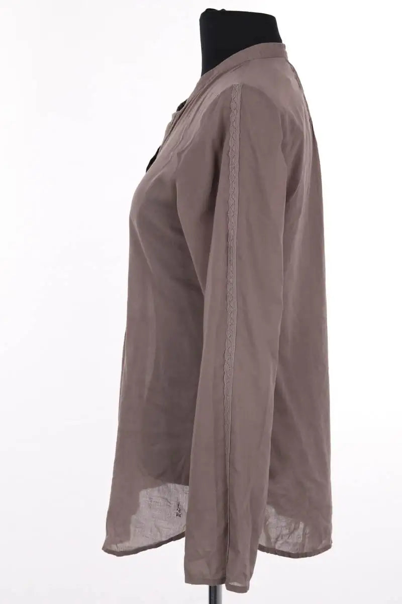 Top Des Petits Hauts Gris en Coton