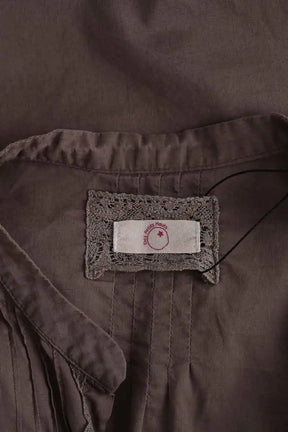 Top Des Petits Hauts Gris en Coton