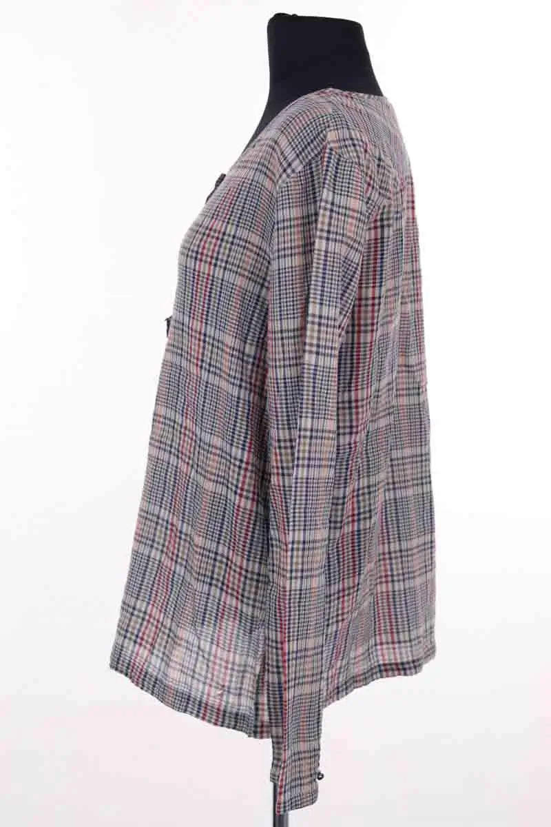 Top Des Petits Hauts Gris en Coton