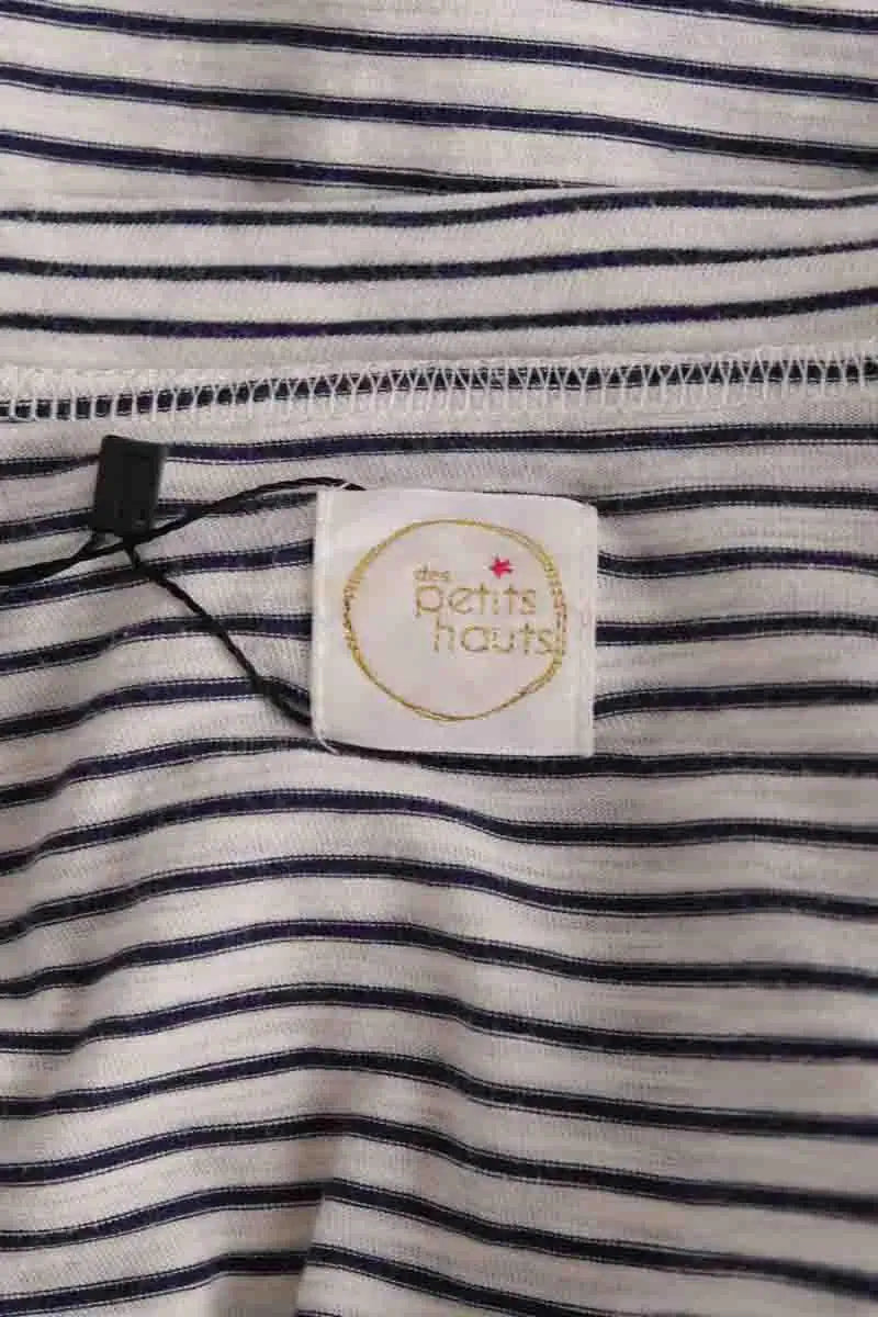 Top Des Petits Hauts Kalea Blanc en Coton