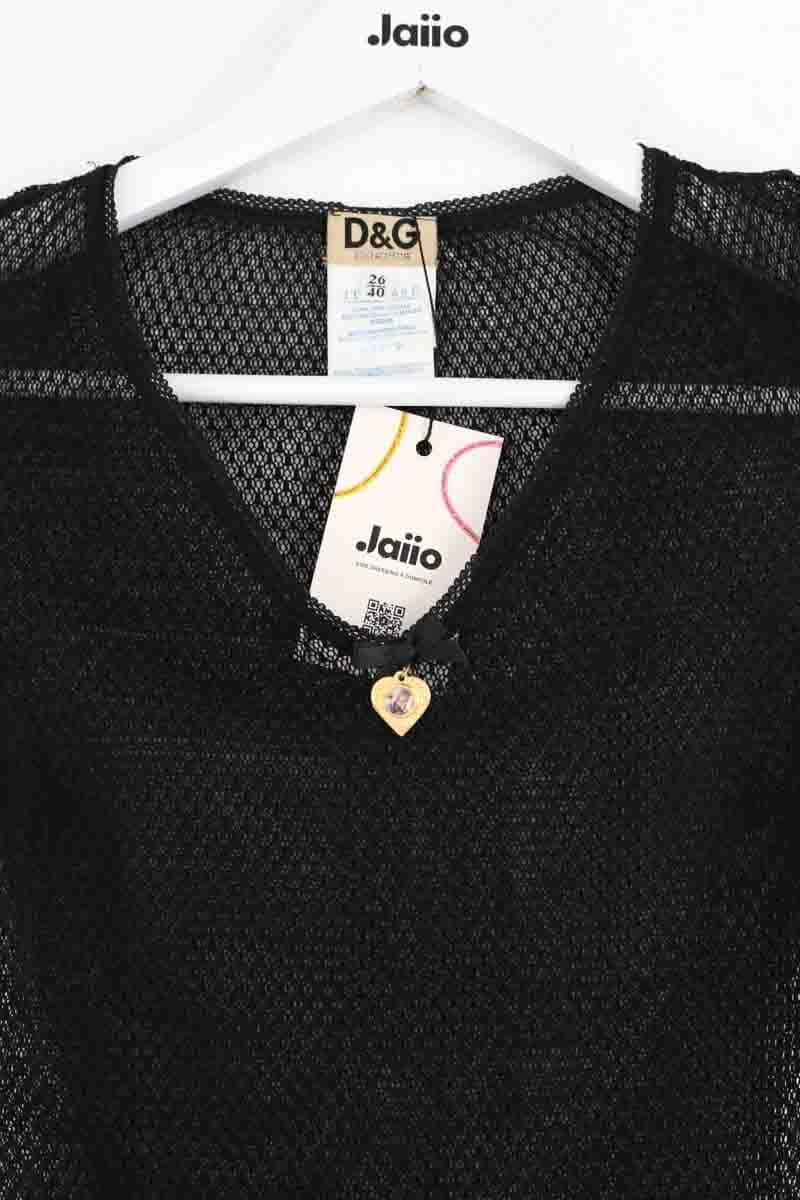 Top Dolce & Gabbana Noir en Polyamide