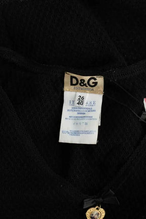 Top Dolce & Gabbana Noir en Polyamide