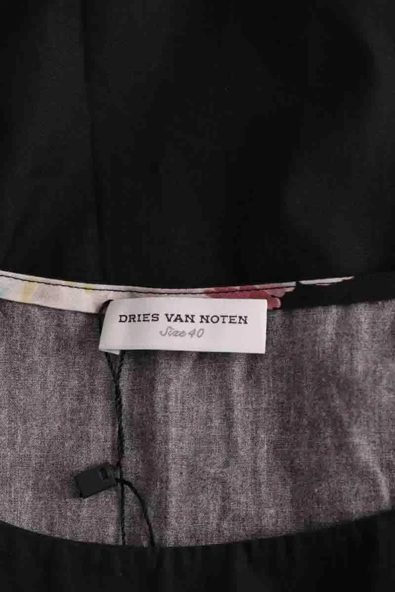 Top Dries Van Noten Noir en Coton