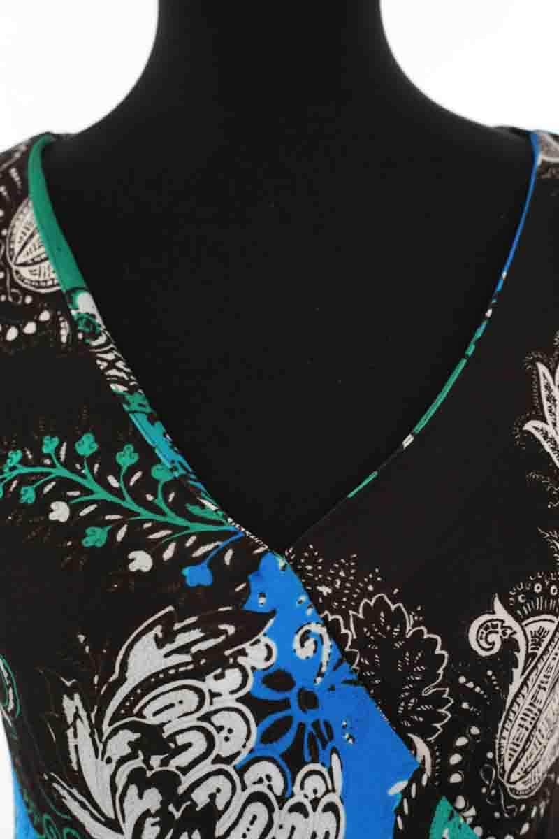 Top Etro Bleu en Viscose