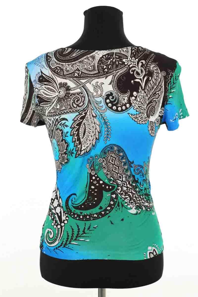 Top Etro Bleu en Viscose