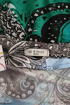 Top Etro Bleu en Viscose
