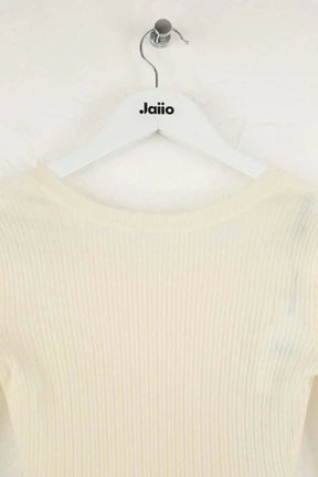 Top Falconeri Blanc en Cachemire