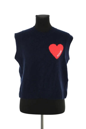 Top From Future Bleu en Cachemire, taille S - Seconde Main