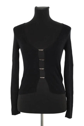 Top From Future Noir en Laine, taille XS - Seconde Main