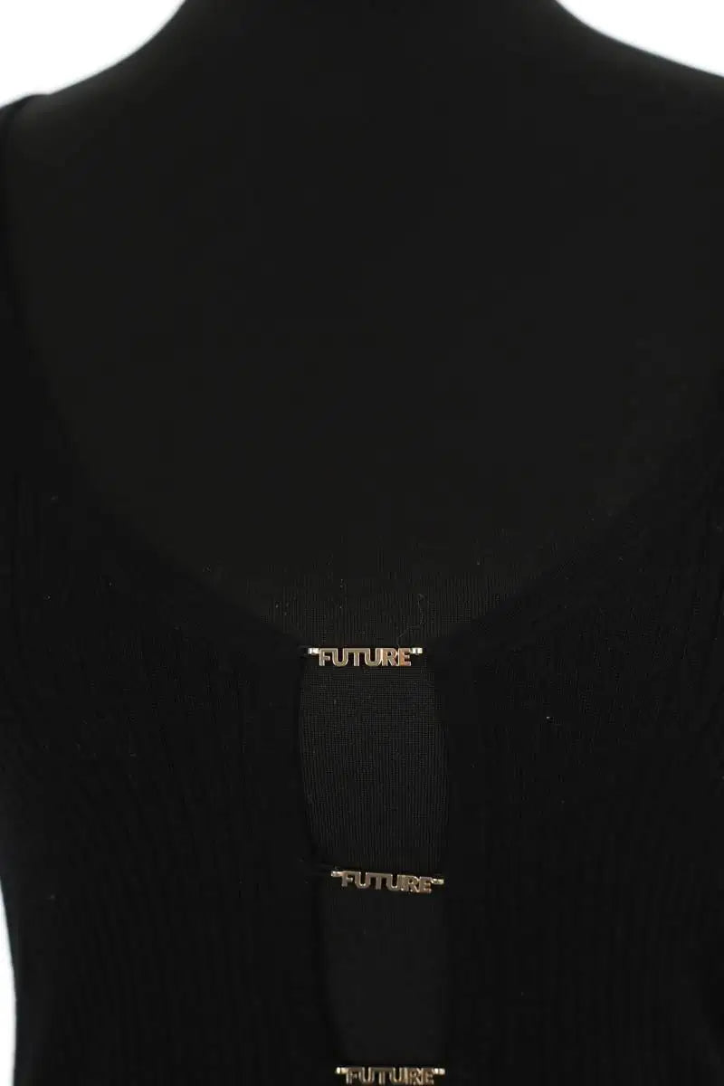 Top From Future Noir en Laine
