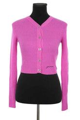 Top Ganni Rose en Laine, taille XS - Seconde Main