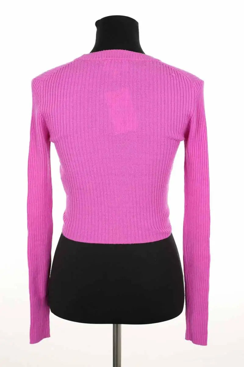 Top Ganni Rose en Laine