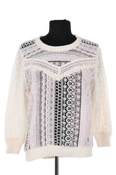 Top Gerard Darel Blanc en Coton, taille S - Seconde Main