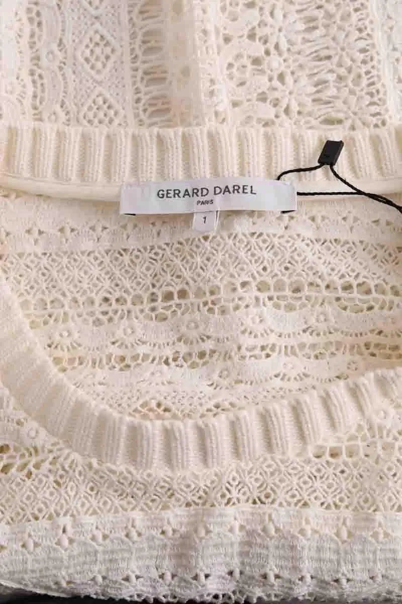 Top Gerard Darel Blanc en Coton