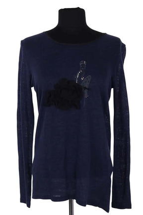 Top Gerard Darel Bleu en Lin, taille S - Seconde Main
