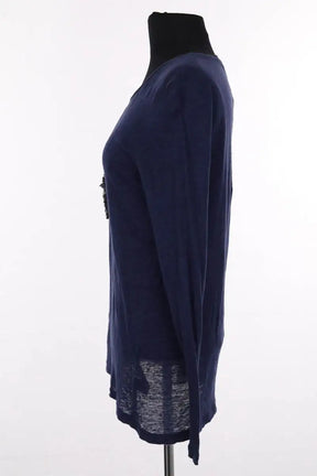 Top Gerard Darel Bleu en Lin