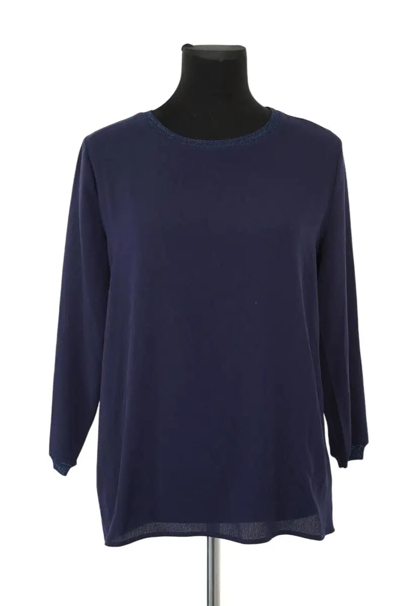 Top Gerard Darel Marine en Polyamide, taille S - Seconde Main