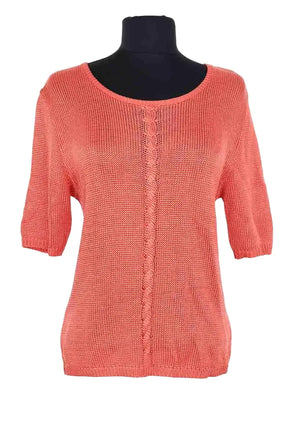 Top Gerard Darel Orange en Synthétique, taille L - Seconde Main