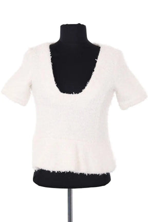 Top Givenchy Blanc en Coton, taille XS - Seconde Main