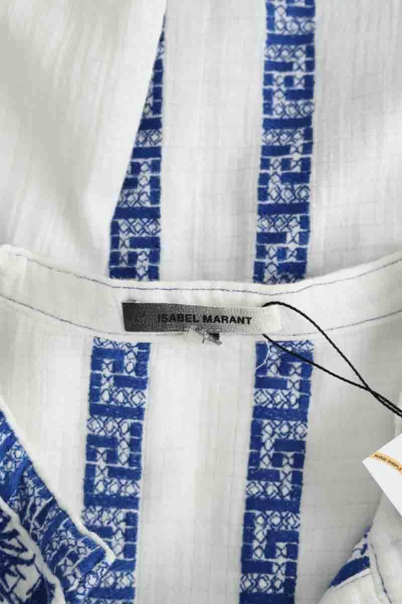 Top Isabel Marant Bleu en Coton
