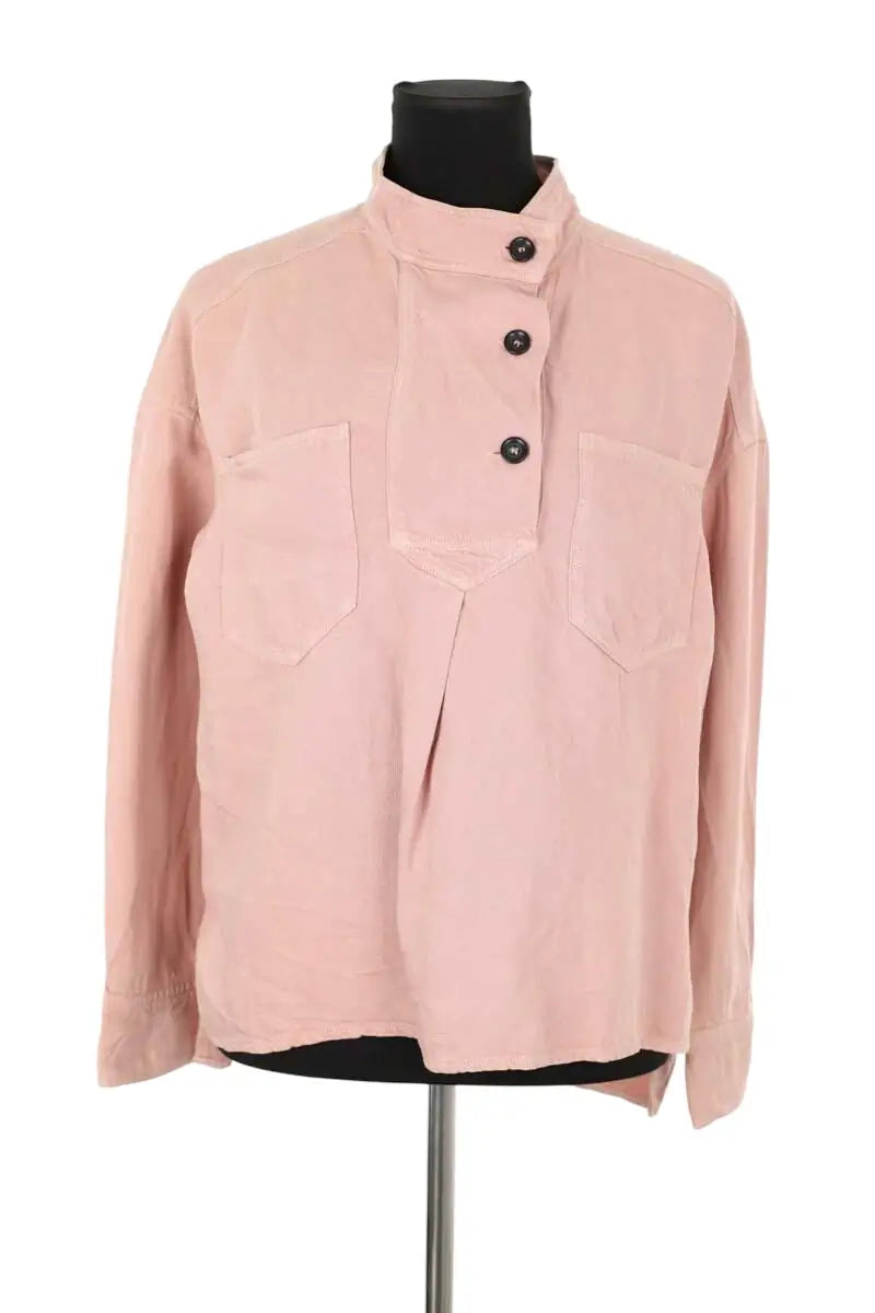 Top Isabel Marant Étoile Rose en Synthétique, taille XS - Seconde Main