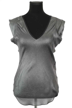 Top Isabel Marant Gris en Soie, taille M - Seconde Main