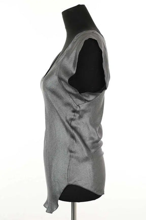 Top Isabel Marant Gris en Soie
