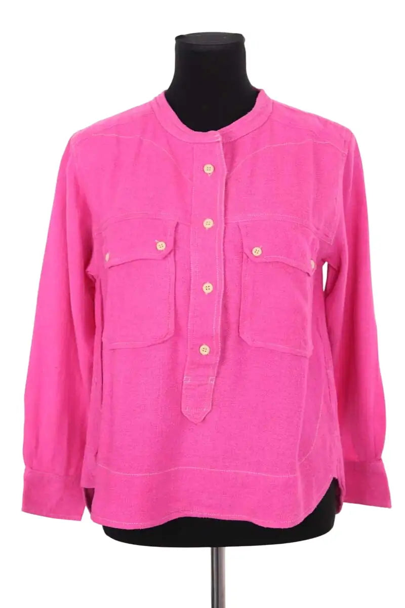 Top Isabel Marant Rose en Soie, taille M - Seconde Main
