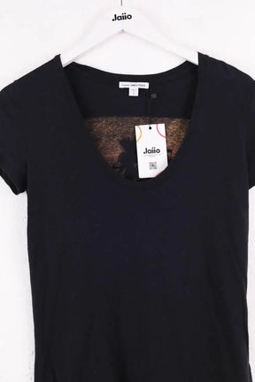 Top James Perse Noir en Coton