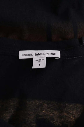 Top James Perse Noir en Coton