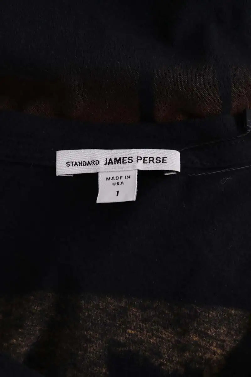 Top James Perse Noir en Coton