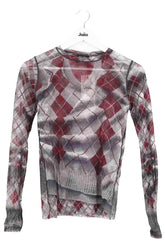 Top Jean Paul Gaultier Gris en Synthétique, taille L - Seconde Main
