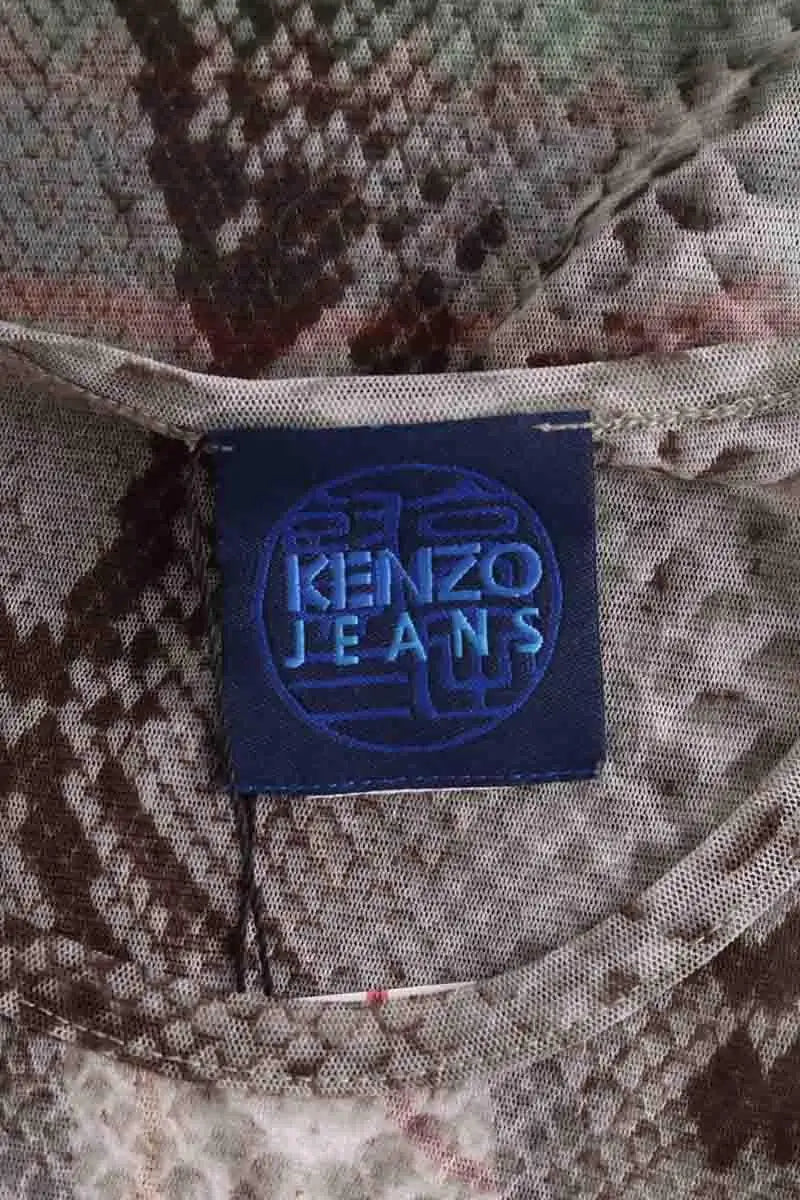 Top Kenzo Vert en Synthétique