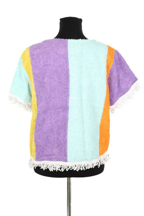 Top La Veste Multicolore en Coton
