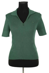 Top Lacoste Vert en Coton, taille M - Seconde Main