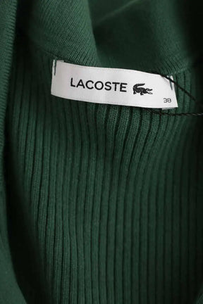 Top Lacoste Vert en Coton