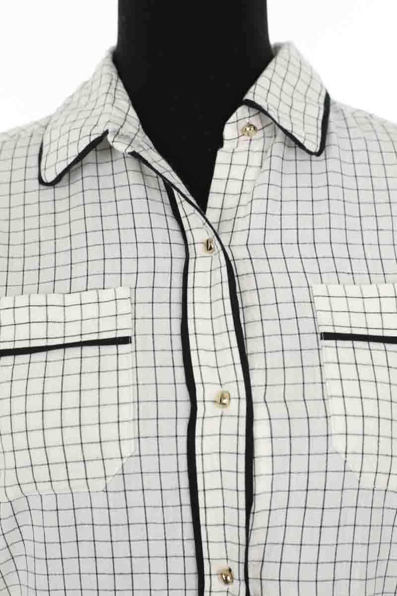 Top Laurence Bras Blanc en Coton