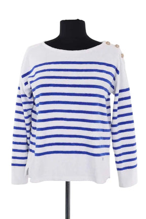Top Leon & Harper Blanc en Coton, taille S - Seconde Main