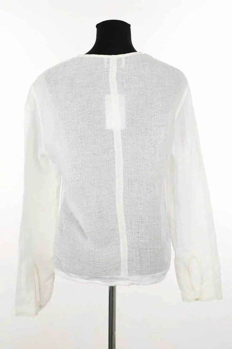 Top Loulou Studio Blanc en Coton