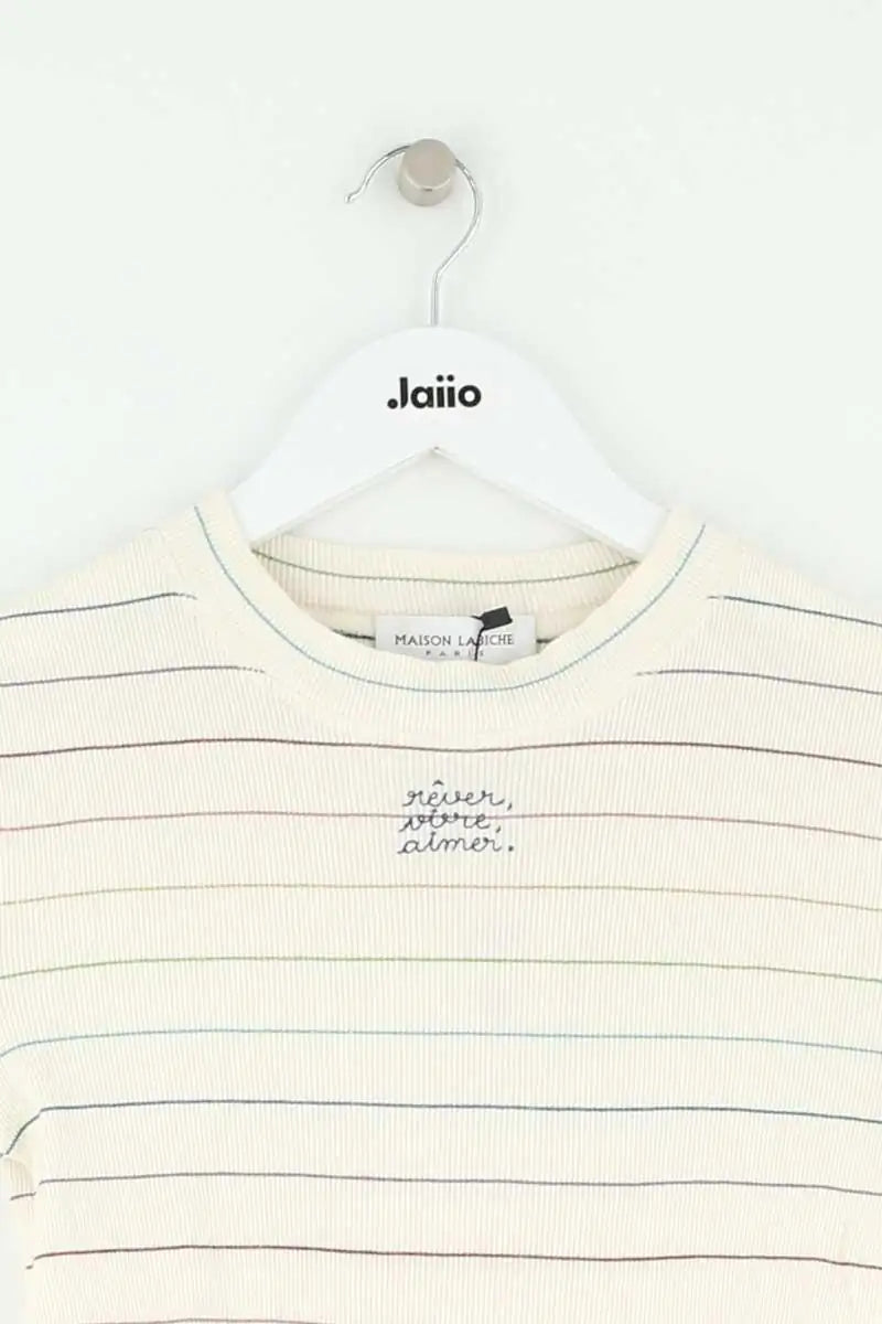 Top Maison Labiche Ecru en Coton