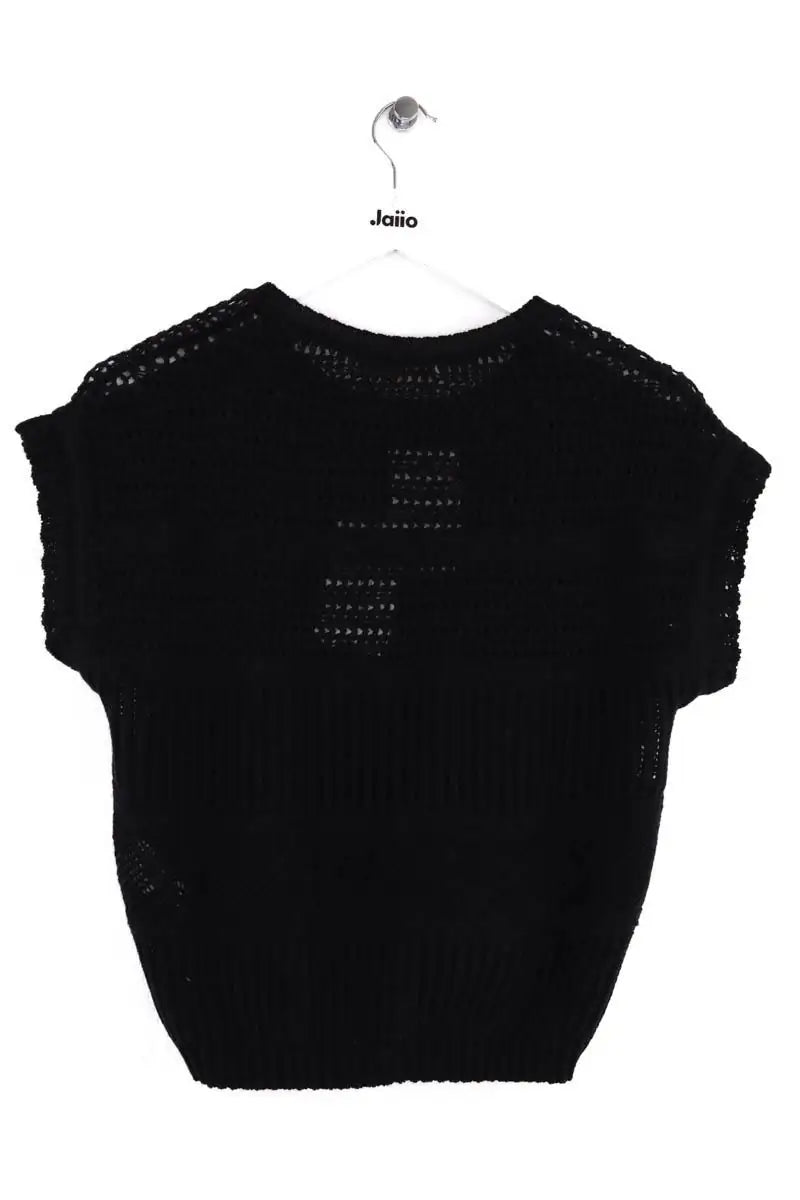 Top Maison Montagut Jamaica Noir en Coton