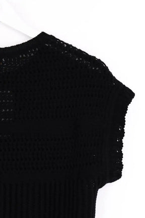 Top Maison Montagut Jamaica Noir en Coton