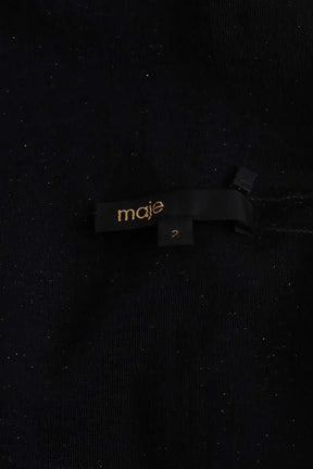 Top Maje Argent en Synthétique